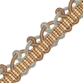 PALAIS SILK SCALLOPED BRAID