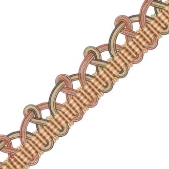 PALAIS SILK SCALLOPED BRAID