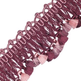 PALAIS SILK SCALLOPED TASSEL FRINGE