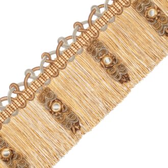 PALAIS SILK FRINGE WITH JASMINES