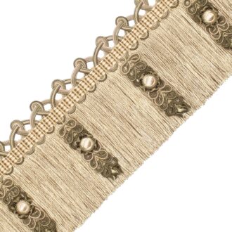 PALAIS SILK FRINGE WITH JASMINES