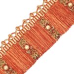 PALAIS SILK FRINGE WITH JASMINES