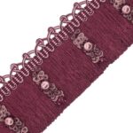 PALAIS SILK FRINGE WITH JASMINES