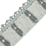 PALAIS SILK FRINGE WITH JASMINES