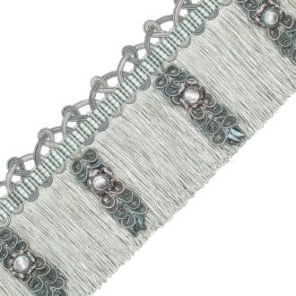 PALAIS SILK FRINGE WITH JASMINES