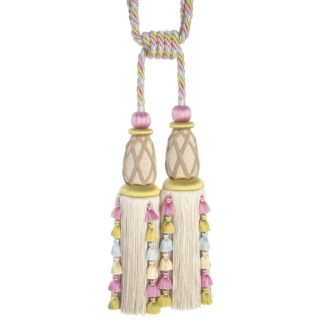 PALAIS SILK DOUBLE TASSEL TIEBACK