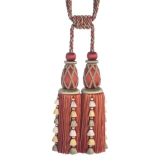 PALAIS SILK DOUBLE TASSEL TIEBACK
