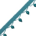 SEYCHELLES WOOD BEAD FRINGE