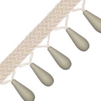 SEYCHELLES WOOD TEARDROP FRINGE