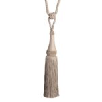 LA TERRE SINGLE TASSEL TIEBACK