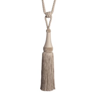 LA TERRE SINGLE TASSEL TIEBACK