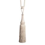 LA TERRE SINGLE TASSEL TIEBACK