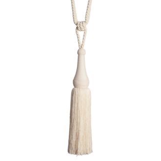 LA TERRE SINGLE TASSEL TIEBACK