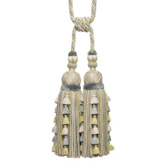 VERONIQUE DOUBLE TASSEL TIEBACK