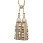 VERONIQUE DOUBLE TASSEL TIEBACK