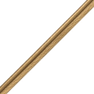 PIETRO METALLIC LEATHER PIPING