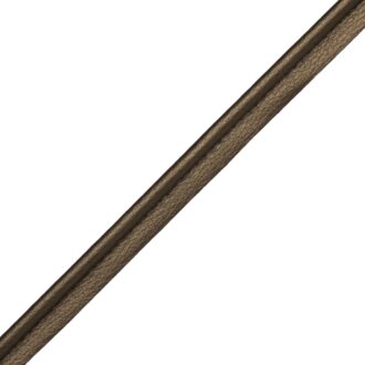 PIETRO METALLIC LEATHER PIPING