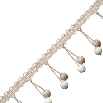 VERANDA LINEN BEADED FRINGE