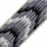 FLAME EMBROIDERED BORDER