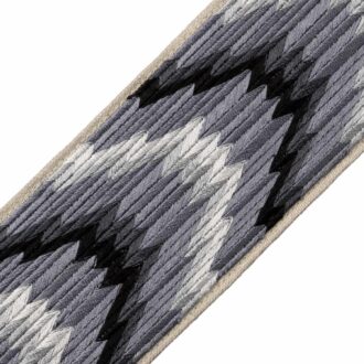 FLAME EMBROIDERED BORDER