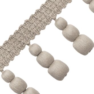 BALI LINEN TRIPLE BEADED FRINGE