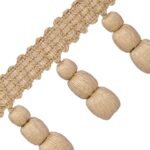 BALI JUTE TRIPLE BEADED FRINGE
