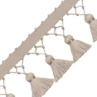 BALI LINEN KNOTTED TASSEL FRINGE