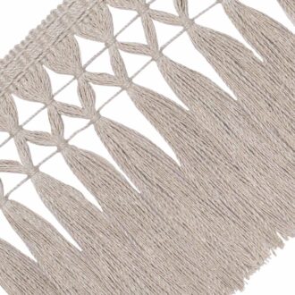 BALI LINEN SKIRT FRINGE