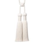 BALI COTTON DOUBLE TASSEL TIEBACK