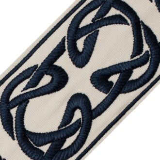 SERPENTINE EMBROIDERED BORDER