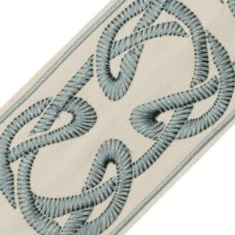 SERPENTINE EMBROIDERED BORDER