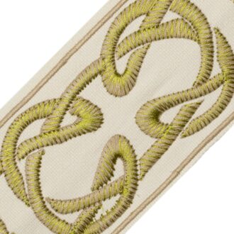 SERPENTINE EMBROIDERED BORDER