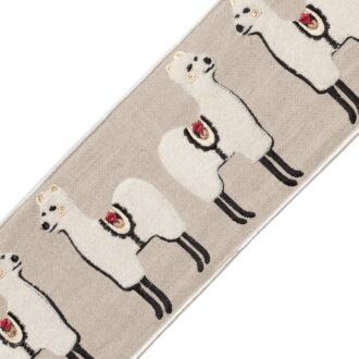 LINEN LLAMA BORDER