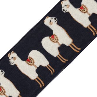 LINEN LLAMA BORDER