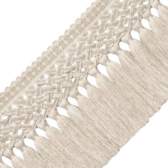 ÉDELIE LINEN TASSEL SKIRT FRINGE