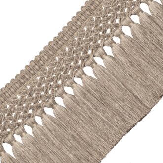 ÉDELIE LINEN TASSEL SKIRT FRINGE