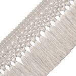 ÉDELIE LINEN TASSEL SKIRT FRINGE