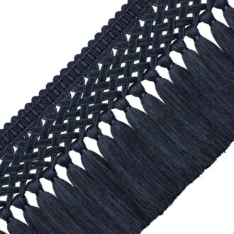 ÉDELIE LINEN TASSEL SKIRT FRINGE