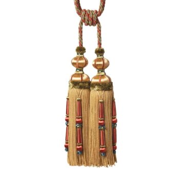 MARGAUX DOUBLE TASSEL TIEBACK