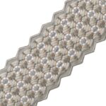 QUEEN BEE EMBROIDERED BORDER
