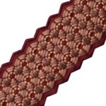 QUEEN BEE EMBROIDERED BORDER