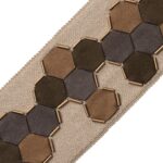 HONEYCOMB APPLIQUE BORDER