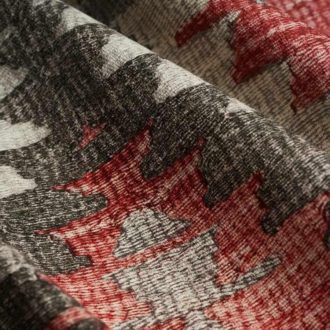 Ткань жаккард FABRICUT Parodia Kilim - Rosewood