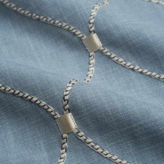 Ткань жаккард FABRICUT Jalap Ogee - Chambray