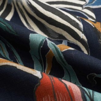 Ткань жаккард FABRICUT Euphorbia - Navy