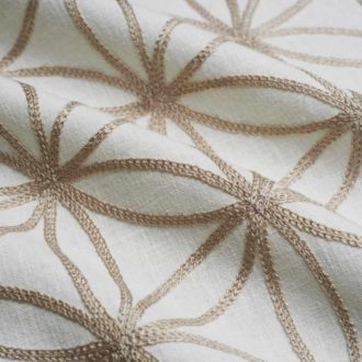 Ткань жаккард FABRICUT Curlicue - Linen