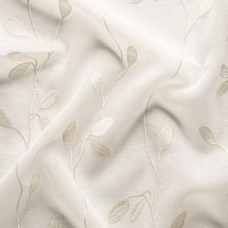 Ткань вуаль с вышивкой Daylight & Liontex Grenada - Off White