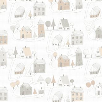 Ткань принт Casadeco Happy dreams HPDS83251316