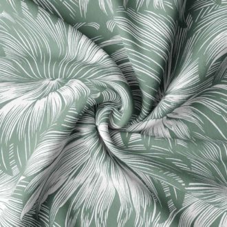 Ткань принт Leafy Shade Fog от Daylight & Liontex