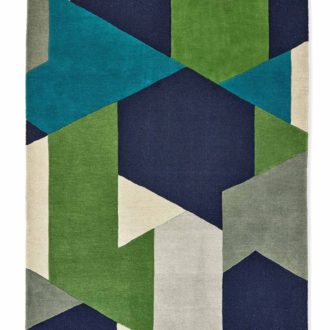 Ковёр Popova Amazonia/Sea Glass/Forest/Japanese Ink 143108 - Harlequin - 140x200
